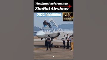 【4K HDR】2024 Zhuhai Airshow Flying Program——Su-57/J-20/J-35/J-16/J-15/ YU-20/ Russian Knights