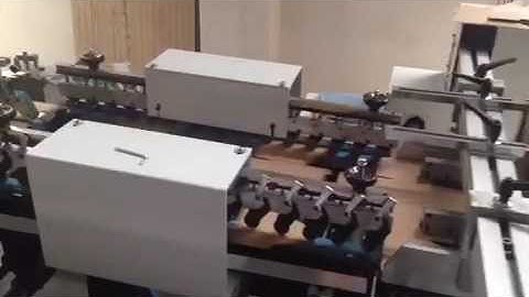 GK G Full automatic corrugated carton folding box glue machine