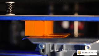 Upside down 3d Printing overhang with temporary support technology