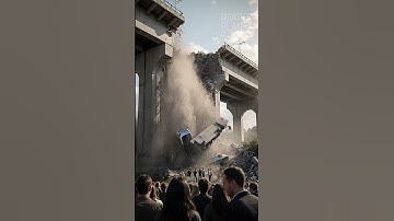 Massive Highway Collapse Caught on Camera