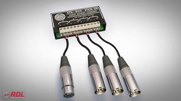 RDL STD-600 Passive Audio Divider/Combiner - 600 Ω