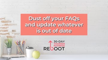 Dust off and update the FAQ page on your website