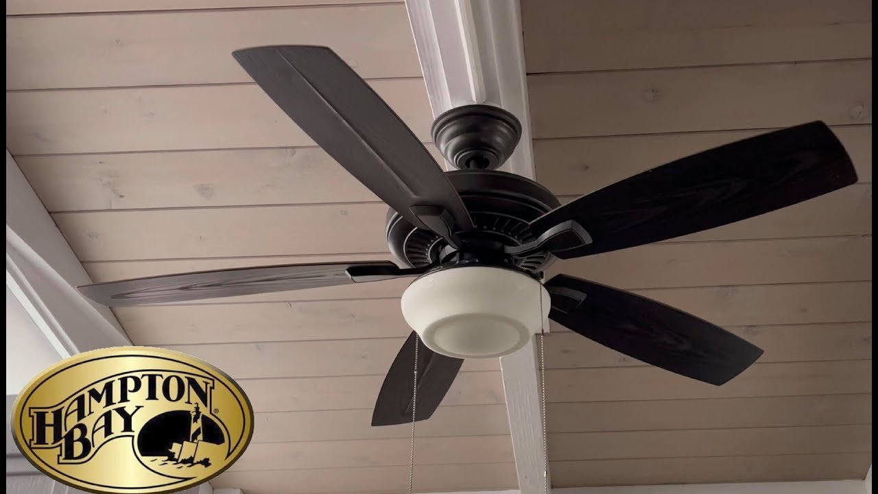 From the Archives 52 Hampton Bay Gazebo II Plus Ceiling Fan YouTube