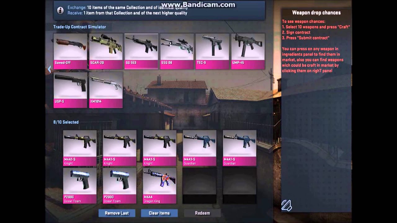 CsGo Trade up Simulator YouTube