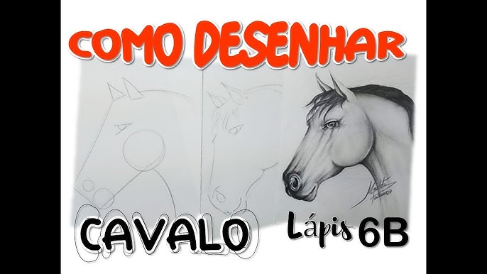 Como desenhar um cavalo FACIL passo a passo para crianças e iniciantes 3 