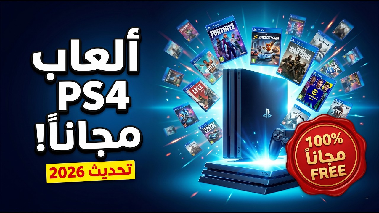 طريقة تحميل ألعاب بلايستيشن 4 مجاناً في 2026! 😍 PS4
