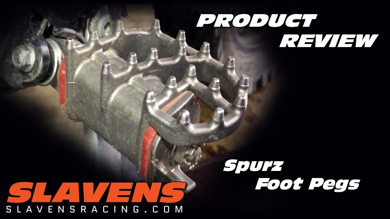 Product Review Spurz Foot Pegs YouTube