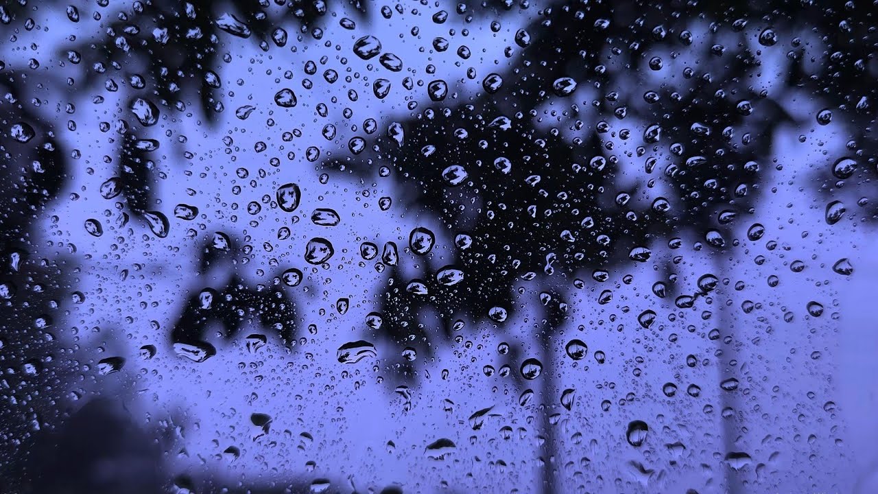 Sound of Rain on Window with Dark Screen to Sleep | Relaxing Rain Sounds | Drifting to Sleep 😴