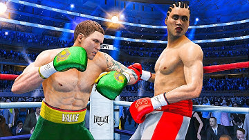 Canelo Alvarez vs David Benavidez Full Fight - Fight Night Champion Simulation