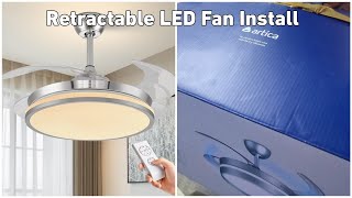 ​Retractable LED Fan Install: Easy WIRING!