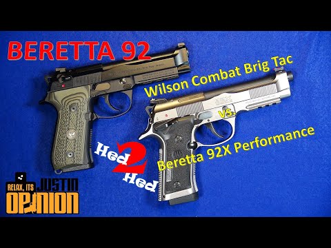 Beretta 92X vs. Wilson Combat BrigTac