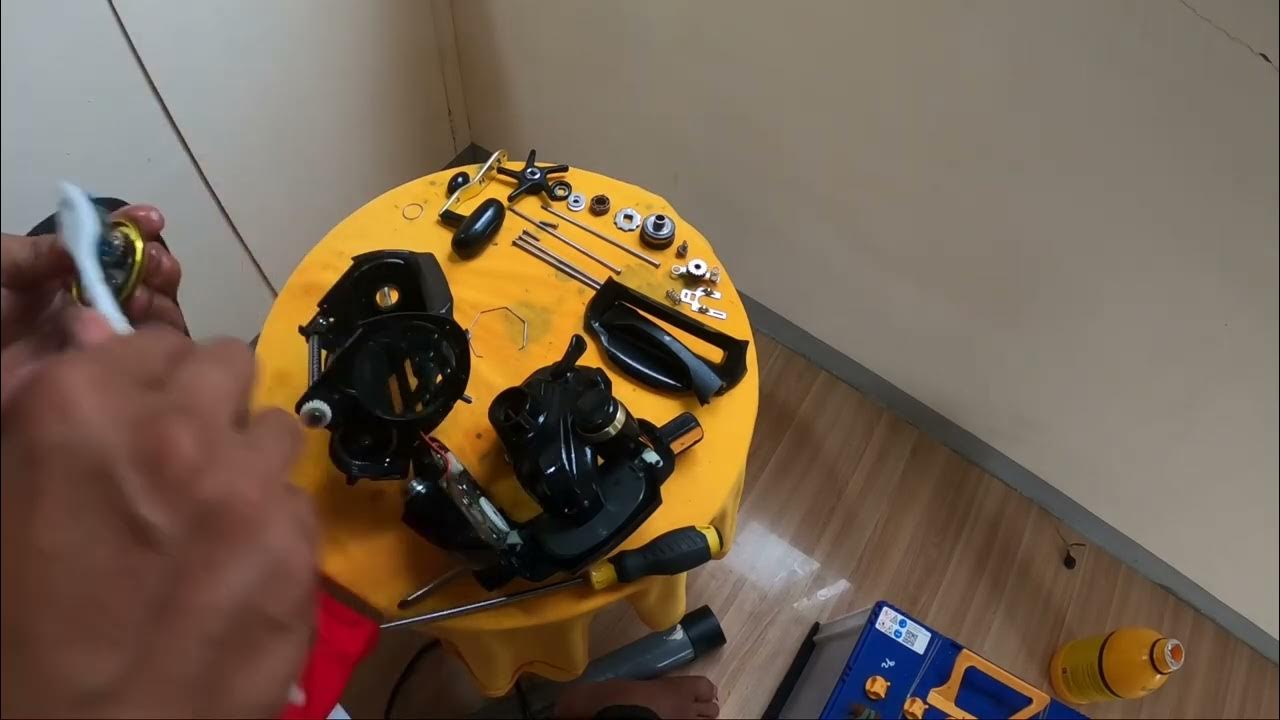 [DIY] Daiwa tanacom 1000 eletric reel maintenance 