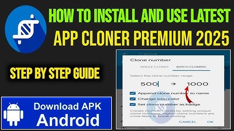 🔥App Cloner Unlimited Clone Trick | App Cloner Premium |App Cloner Setting 2025 |Dual WhatsApp |