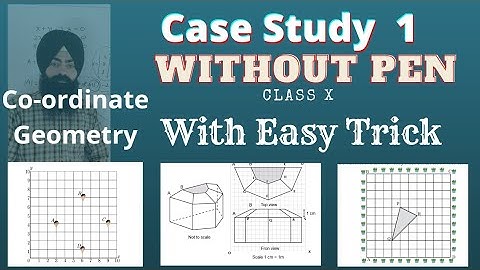 Case Study Based questions Chapter wise for 10 I CBSE I  Coordinate Geometry I Time Saving Strategy