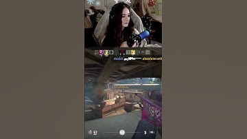 Insanely lucky play on #cs2 #overpass 🤯#counterstrike #gamergirl #twitchstreamer #twitch #csgo