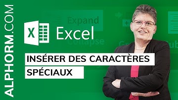 Formation EXCEL 2016 - Perfectionnement| Insérer des caractères spéciaux