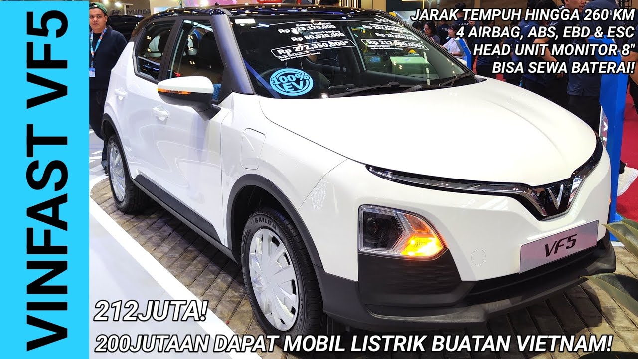 HARGA TURUN JADI LEBIH MENARIK! MULAI 212JUTA! VINFAST VF5 REVIEW | Indonesia