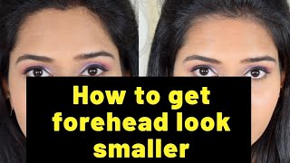 Tricks To Make Big Forehead Look Smaller|Hairstyles For Broad/Big Foreheads|Big/Broad Forehead Hacks