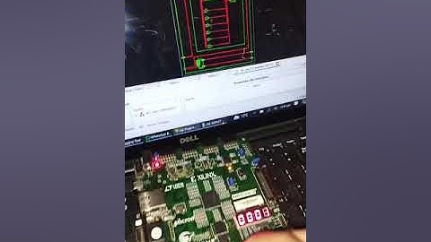 FPGA, basic 3-bit ALU seven segment time multiplexed display.