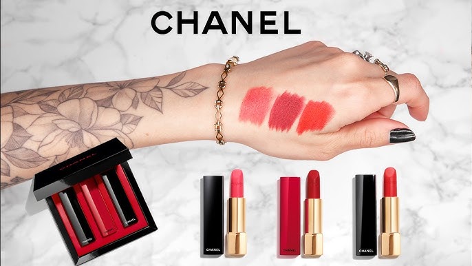 NEW CHANEL ROUGE ALLURE VELVET LE LION SET SWATCHES AND FIRST IMPRESSIONS +  🎂BIRTHDAY GIVEAWAY🎂 