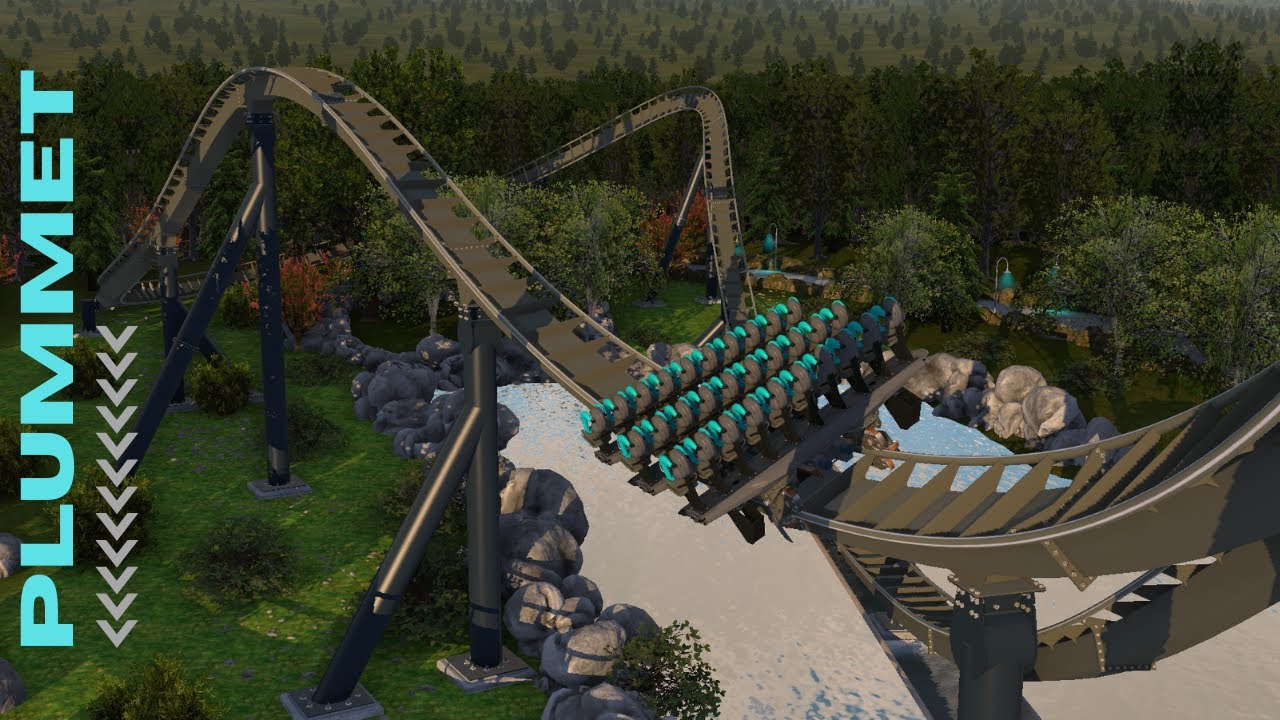 PLUMMET |  B&M Dive Coaster | NoLimits2 | 4K
