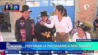 ¡Sabores de Huancavelica! Así fue la competencia en Paucarbamba por la pachamanca más grande