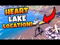 Fortnite HEART LAKE Location! - Catch Fish at Heart Lake (Fortnite Week 10 Challenges Guide)