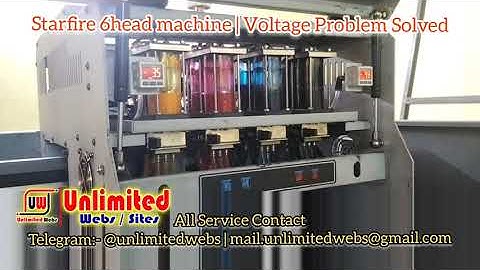 🔴Live | Starfire 6head Machine Voltage Problem Solved #unlimitedwebs #tamil #flexmachine #starfire