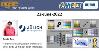 Basita Das – Parameter estimation in Perovskite solar cells using Bayesian Inference