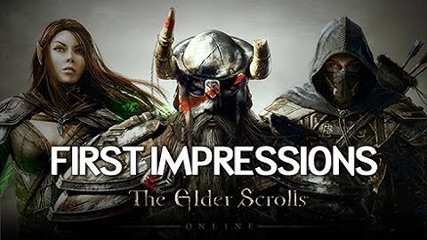 The Elder Scrolls Online - First Impressions Gameplay Video