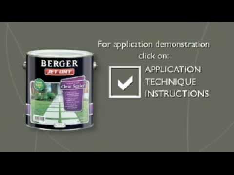 Berger Jet Dry Aquatread Clear Sealer