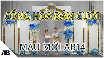 Cổng hoa đám cưới đẹp - mẫu cổng hoa AB14