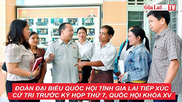 Đoàn đại biểu Quốc hội tỉnh Gia Lai tiếp xúc cử tri trước kỳ họp thứ 7, Quốc hội khóa XV
