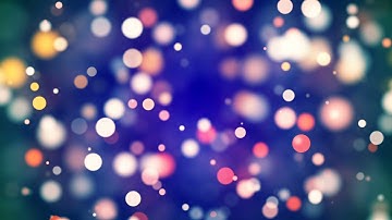 Free Footage - HD Loopable Background with nice multicolor bokeh