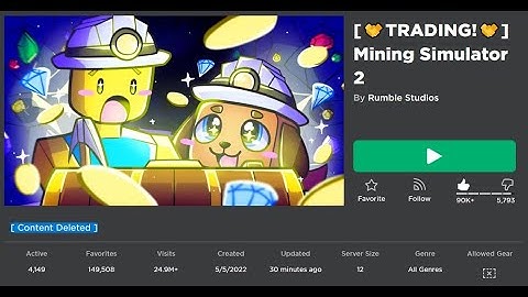 Mining Simulator 2 HACKED! [ Content Deleted ]