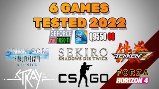 Games tested on Core 2 Quad Q9550 Overclocked + GTX 1050 Ti in 2022