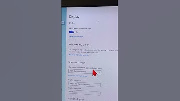 How to Change the Size of Text, Apps, and Other Items in Windows 10 PC | Scale and Layout #shorts