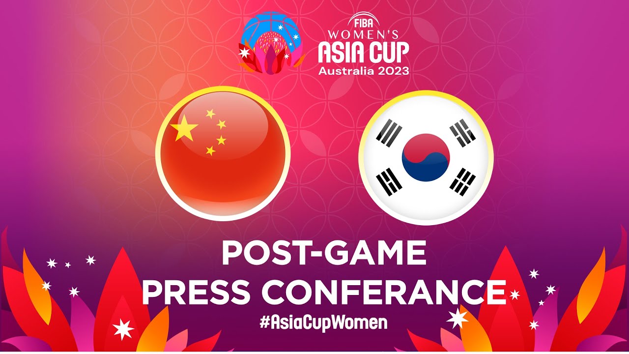 China v Korea boxscore - FIBA Womens Asia Cup Division A 2023 - 28 June