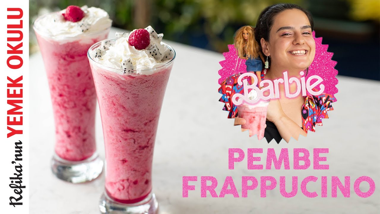 Karşınızda Barbie Frappuccino Tarifi! ???? Bu Yazın Favorisi Meşhur Pembe Starbucks İçeceğini Yaptık!