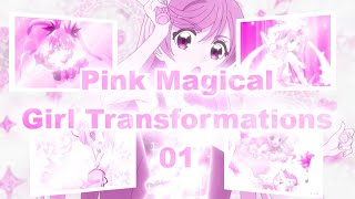 Pink Magical Girl Transformations 01