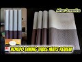 Hokipo Dining Table Mats Review - After 3 months