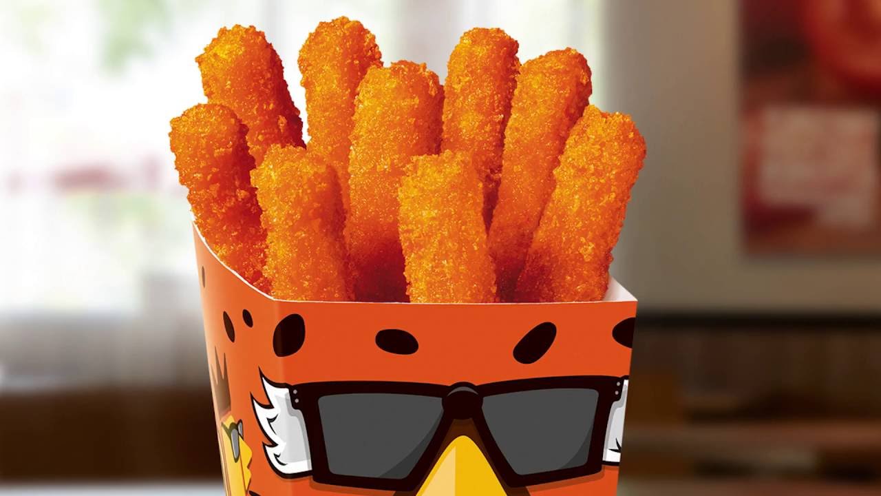 Burger King introduces 'Cheetos Chicken Fries' - YouTube