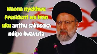 Zilikoliko ndithu President wa Iran amusowetsa mu ndege yake itagwa anthu akuti koma sindewu ija iyi