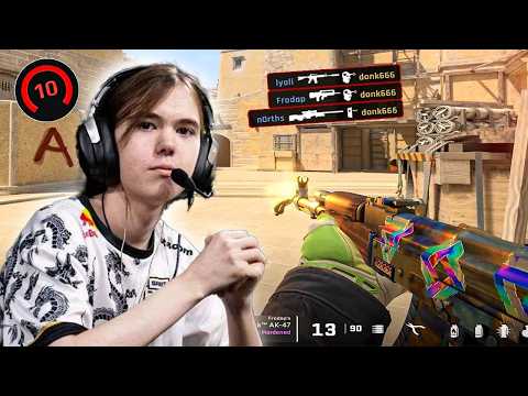 donk smurfing on 4500 FACEIT elo (39 kills) | POV and comms
