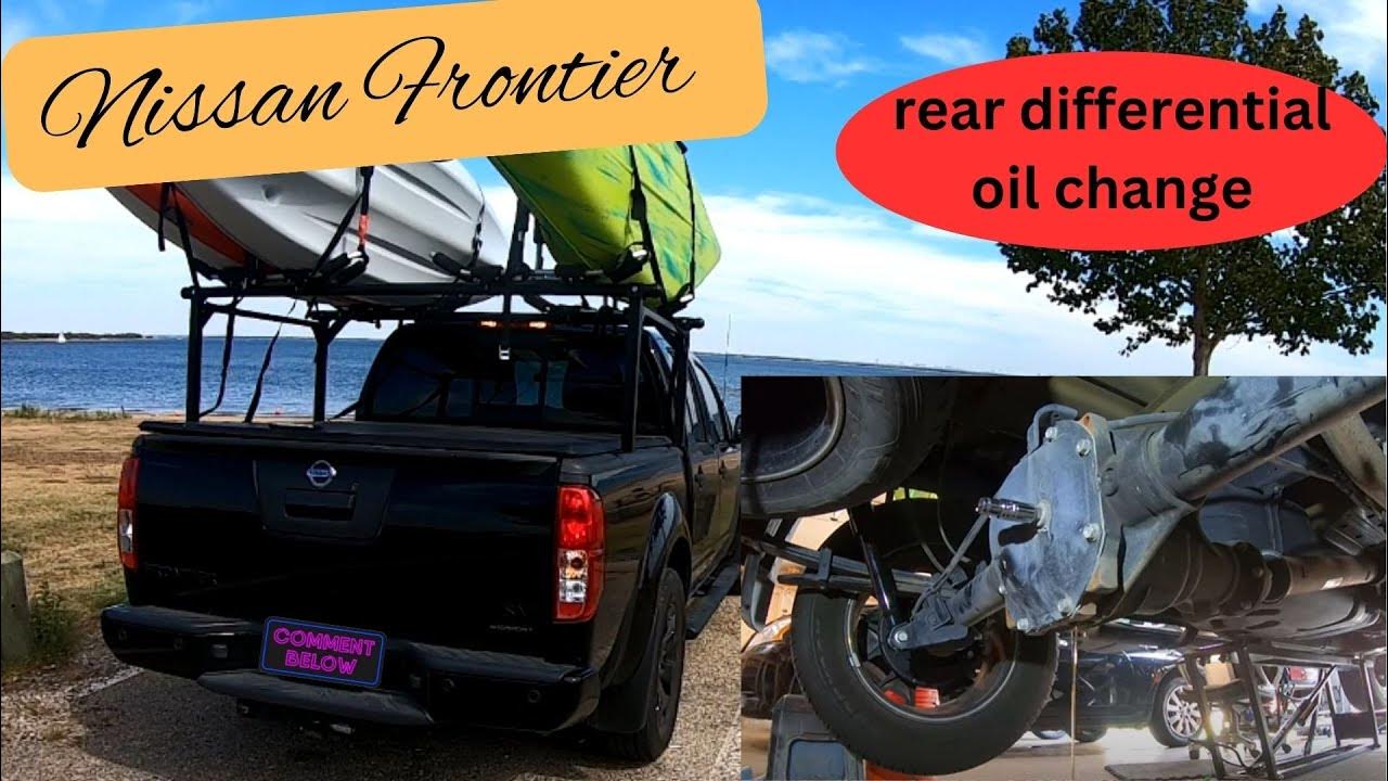 How to change differential oil on Nissan Frontier - YouTube