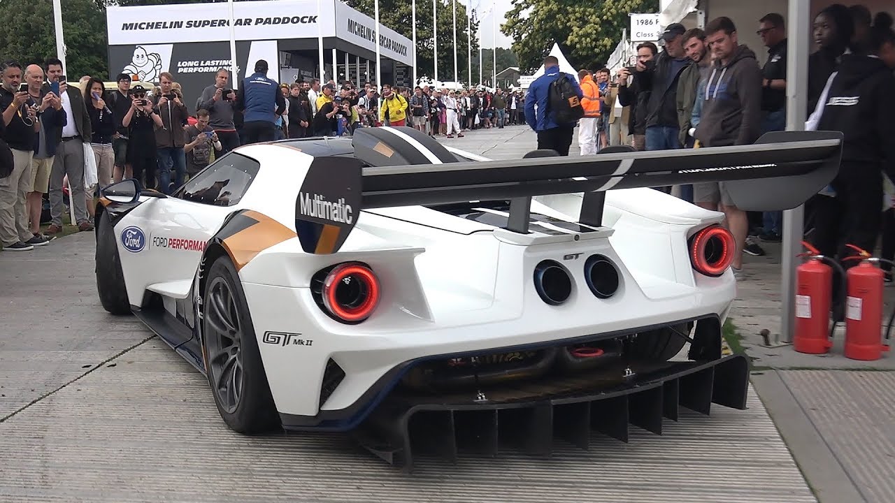 2020 Ford GT MkII Track-Only Car Sound - Accelerations, Start Up & Fly Bys!