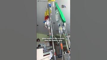 You can have 1000 problems in life, until you have a health problem