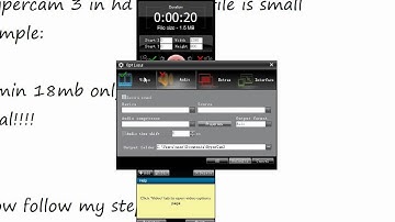 How to Record using HYPERCAM 3 in HD and small size(REAL!!!!!!!!!!!!)