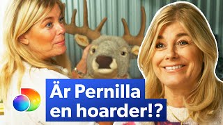 Pernilla vägrar slänga gamla möbler inför inflyttningen | Villa Wahlgren | discovery+ Sverige