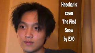 haechan's cover The First Snow by EXO #haechan #nctdream #exo